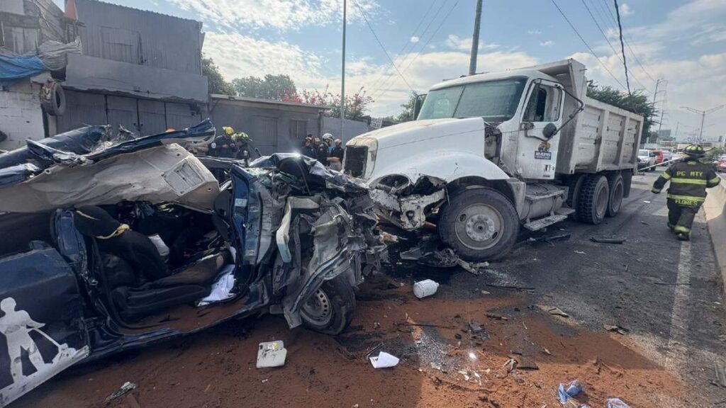 Caos Vial en Monterrey: Choque Múltiple Deja un Lesionado en Avenida Morones Prieto