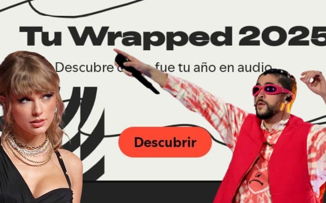 Bad Bunny Encabeza el Ranking de Spotify Wrapped 2025 Junto a Huntrix y Taylor Swift