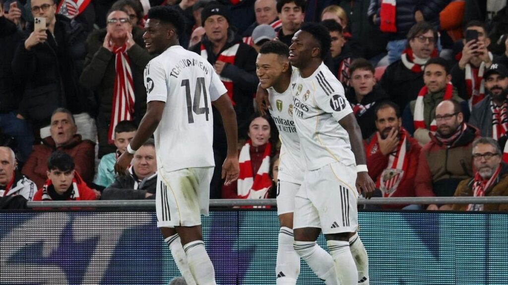 Real Madrid Mantiene su Führer en LaLiga con el Impactante Desempeño de Mbappé Frente al Athletic Club