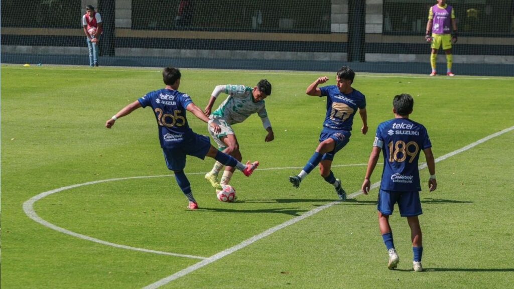 Santos enfrenta derrota ante Pumas en la ida de la final Sub 21
