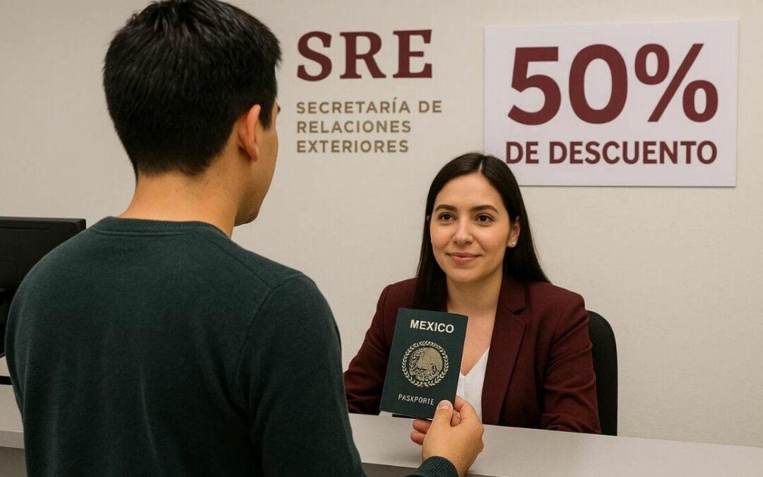 ¡Aprovecha! Descuento del 50% en el Pasaporte Mexicano en 2026 para estos Beneficiarios