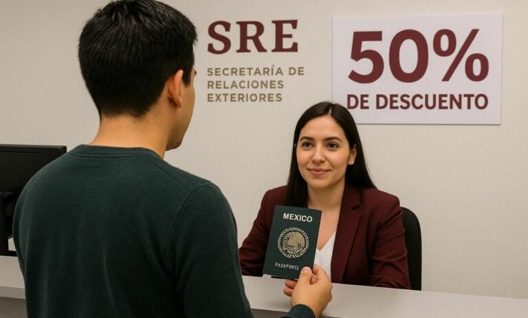 ¡Aprovecha! Descuento del 50% en el Pasaporte Mexicano en 2026 para estos Beneficiarios