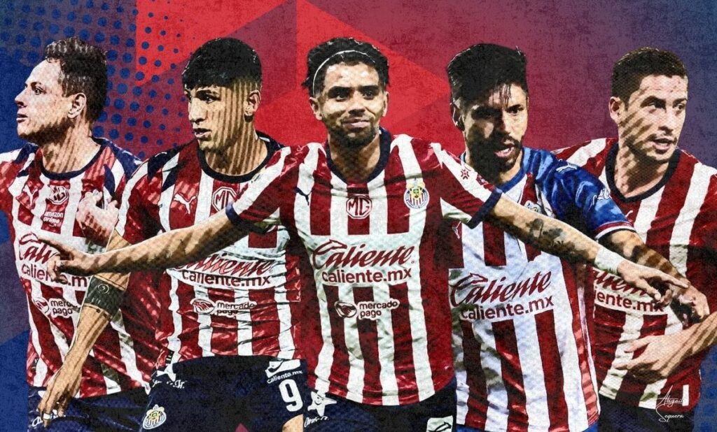 Las malas apuestas de Chivas en el ataque: Oribe, Chicharito, Pulido y Ormeño