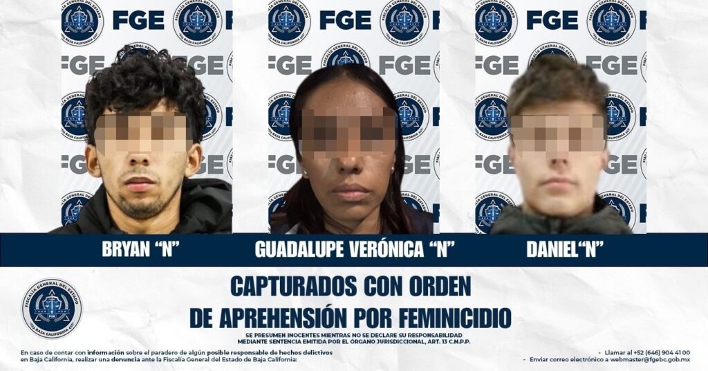 Feminicidio en Tijuana: 3 detenidos por el asesinato de Emilia Ortega