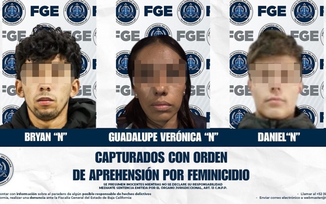 Feminicidio en Tijuana: 3 detenidos por el asesinato de Emilia Ortega