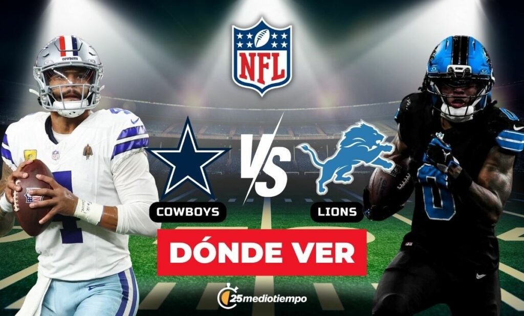 Cowboys vs Lions: Todo lo que necesitas saber para ver EN VIVO el Thursday Night Football de la Semana 14 de la NFL 2025