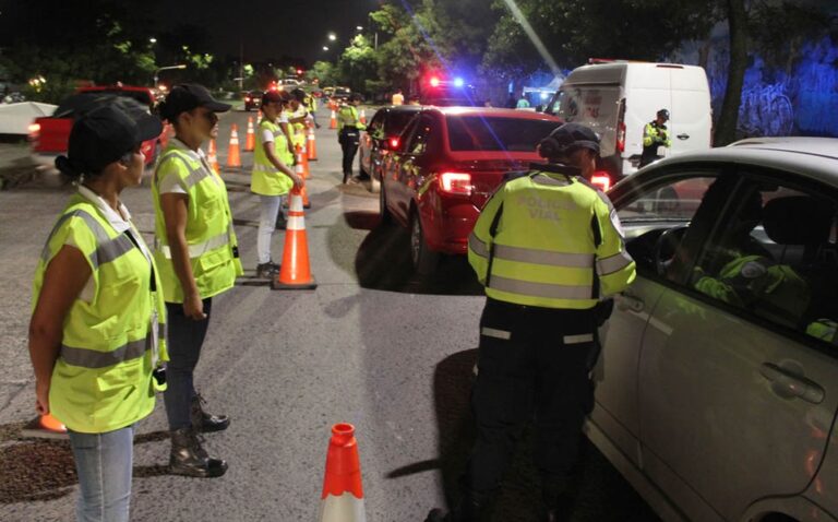 Policía Vial Despliega 100 Agentes en el AMG para el Plan ‘Salvando Vidas’