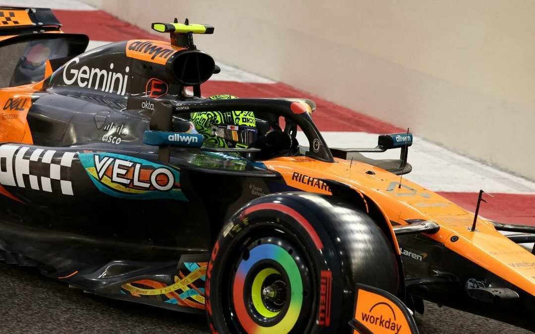 Norris Brilla y Lidera la Práctica 2 en el GP de Abu Dhabi; Verstappen Segundo y Piastri en el 11° Lugar