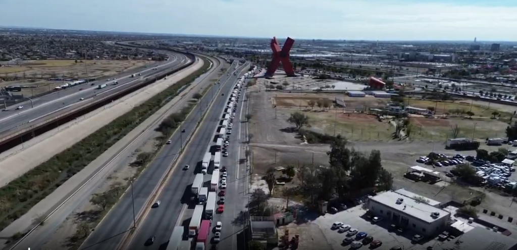 Bloqueos comerciales en Chihuahua afectan comercio con EE.UU. tras rechazo a la Ley de Aguas