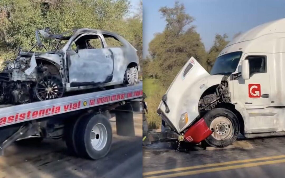 Accidentes en la Autopista Tlaxcala-Puebla: Al Menos Dos Heridos en Choques y un Incendio