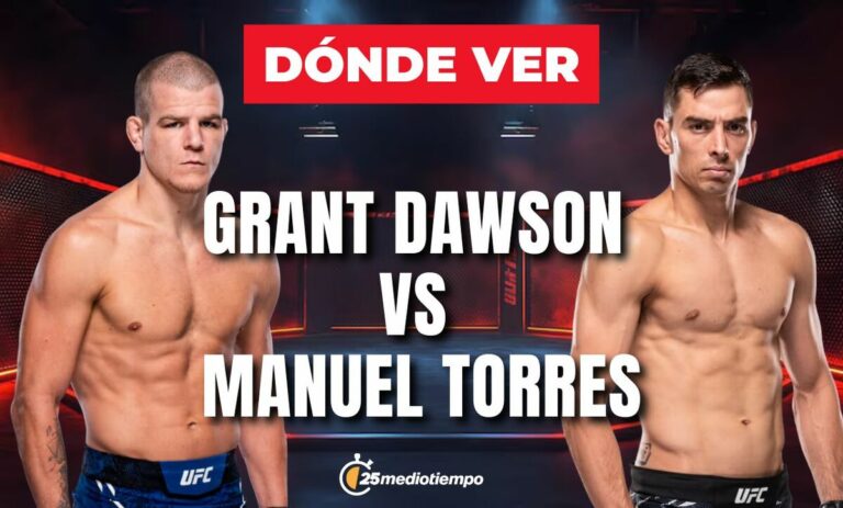 Grant Dawson y Manuel Torres: Horario y Dónde Ver la Pelea EN VIVO de UFC 323 HOY