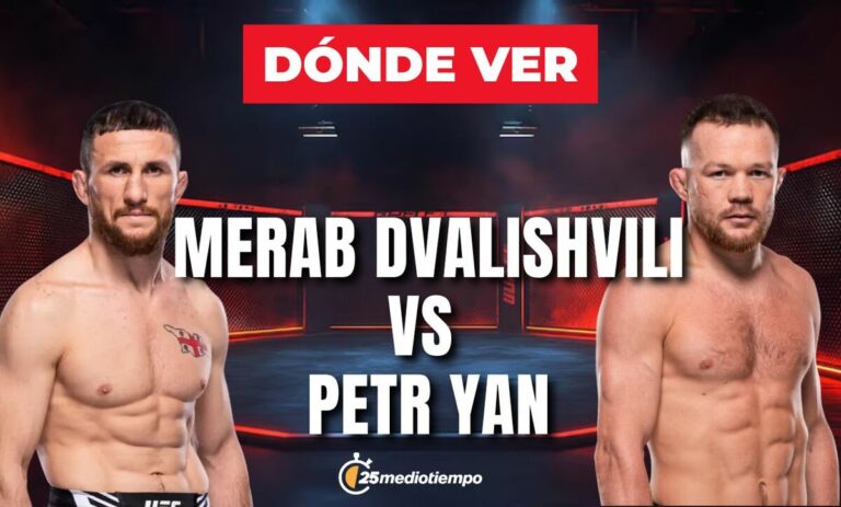 Dónde ver la emocionante pelea de Merab Dvalishvili vs Petr Yan en UFC 323