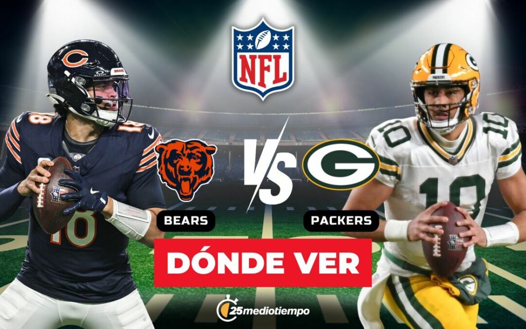 Chicago Bears y Green Bay Packers EN VIVO: Horario y Dónde Ver el Partido de la Semana 14 de la NFL 2025
