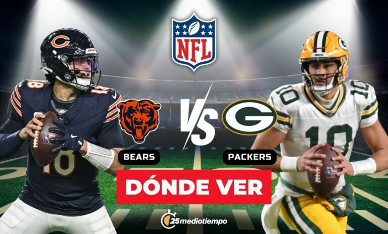 Chicago Bears y Green Bay Packers EN VIVO: Horario y Dónde Ver el Partido de la Semana 14 de la NFL 2025