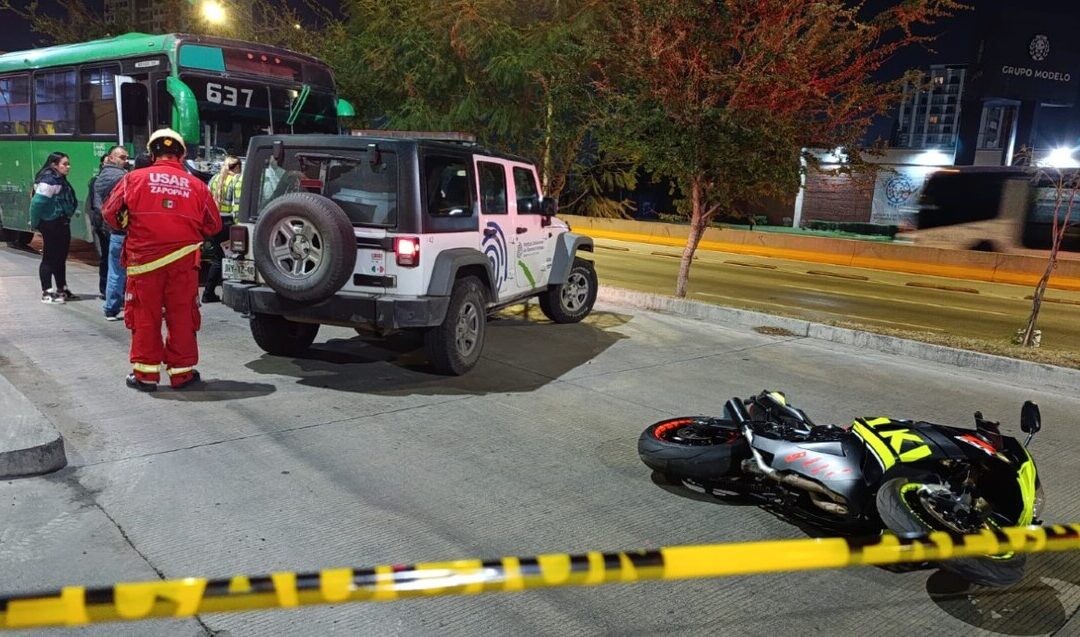 Accidente fatal: motociclista arrollado por camión en la ruta 637 de Zapopan