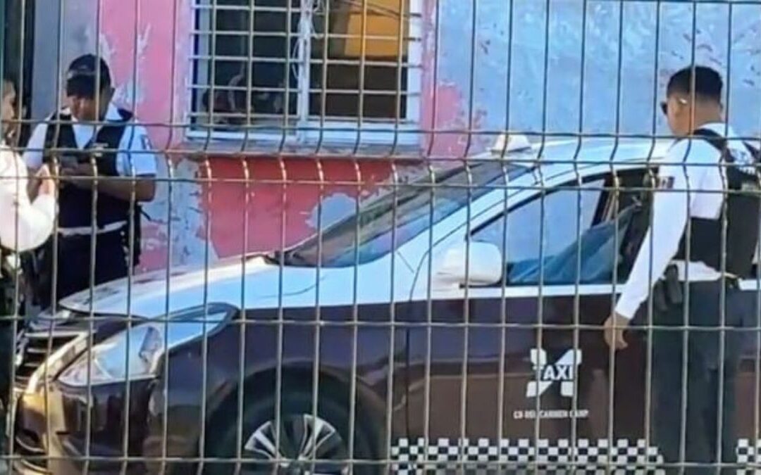 Asesinato de mujer veracruzana dentro de un taxi conmociona a Ciudad del Carmen