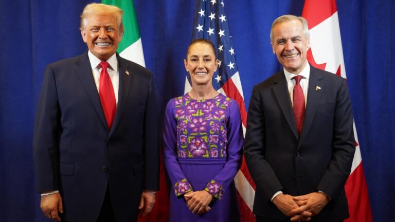 Sheinbaum Destaca las Relaciones Internacionales Tras su Encuentro con Trump y Carney por el Mundial 2026