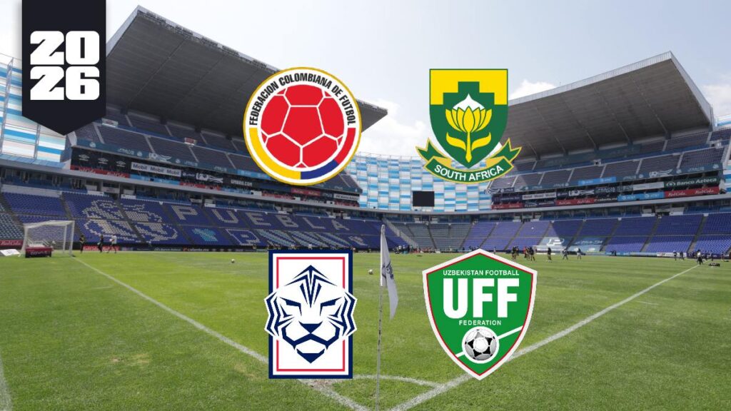 Mundial 2026: Puebla acogerá a selecciones de Colombia, Corea del Sur, Sudáfrica y Uzbekistán