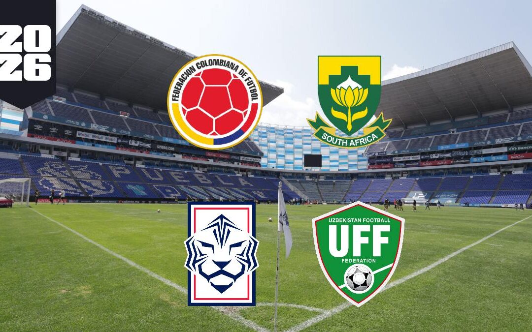 Mundial 2026: Puebla acogerá a selecciones de Colombia, Corea del Sur, Sudáfrica y Uzbekistán