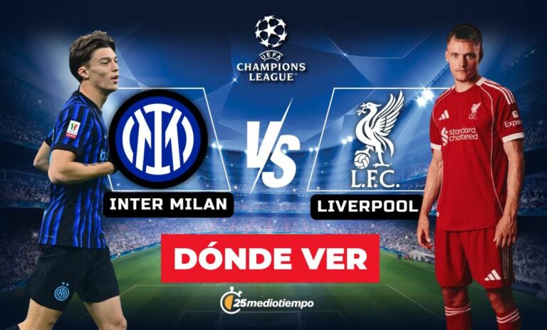 Inter de Milan vs. Liverpool: Cómo y dónde ver EN VIVO el J7 de la Champions League 2025