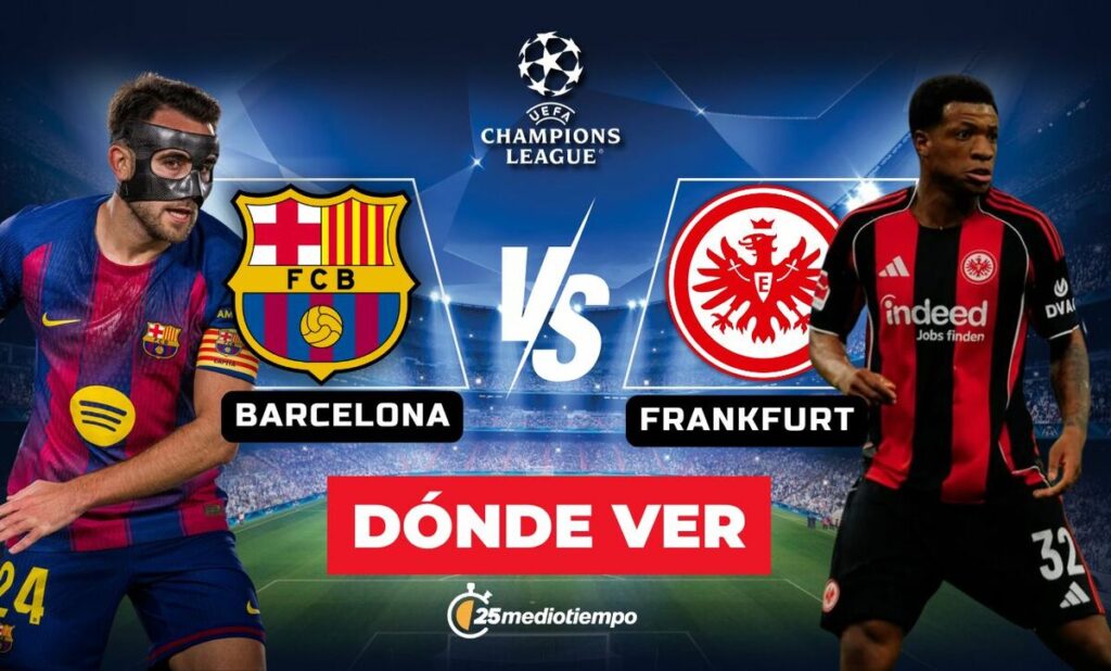 Barcelona vs. Frankfurt: Transmisión en Vivo del Partido de la Champions League 2025