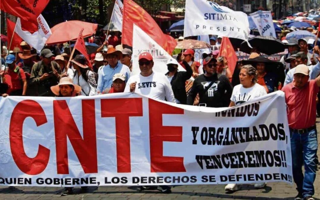 Última Marcha del 2025: CNTE y SNTE Anuncian Detalles Clave