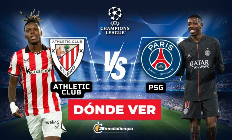 Sigue el Partido en Vivo: Athletic Club vs. PSG en Champions League 2025