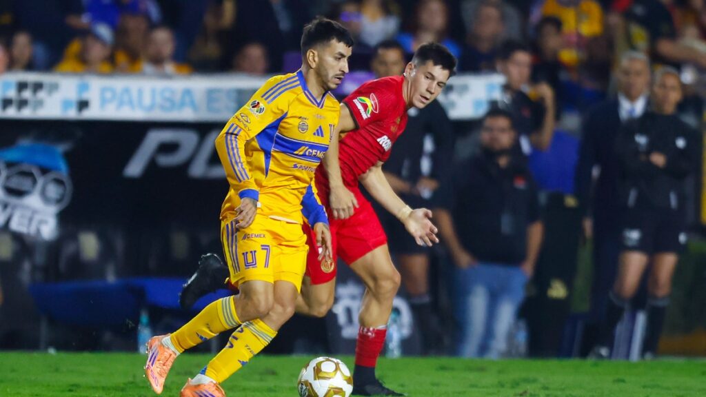Resultado del Partido Tigres vs Toluca: Final de Ida Apertura 2025 en Liga MX