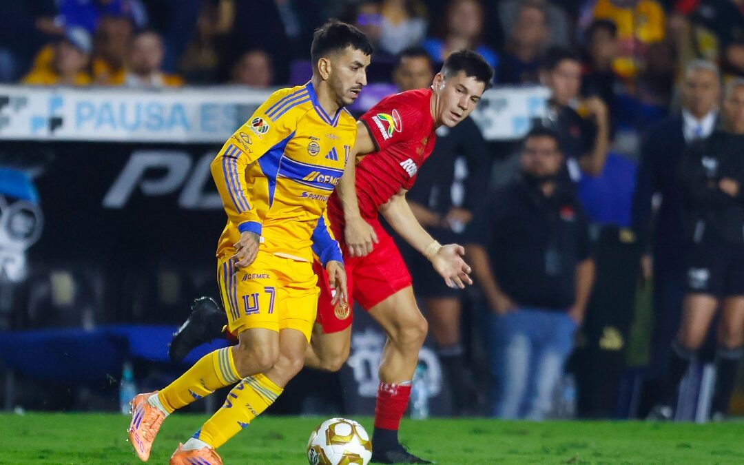 Resultado del Partido Tigres vs Toluca: Final de Ida Apertura 2025 en Liga MX