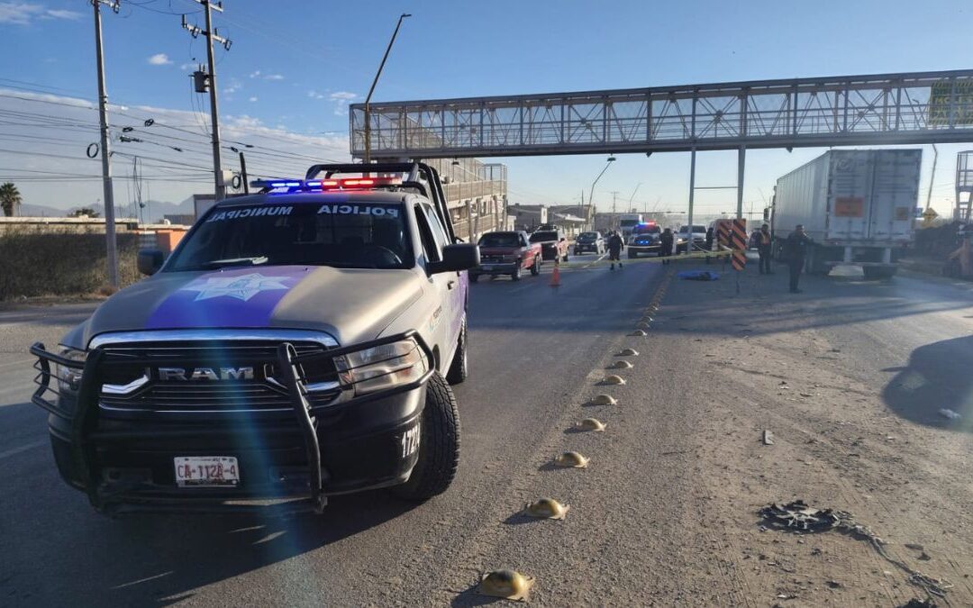 Trágico Accidente: Mujer Muere Arrollada en la Carretera Torreón-Matamoros por un Puente Peatonal Obstruido