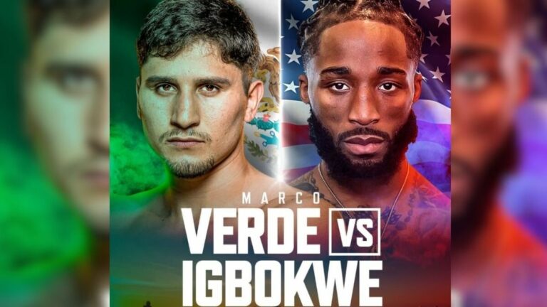 Transmisión EN VIVO: Marco Verde se enfrenta a Raphael Igbokwe en la gran pelea de box
