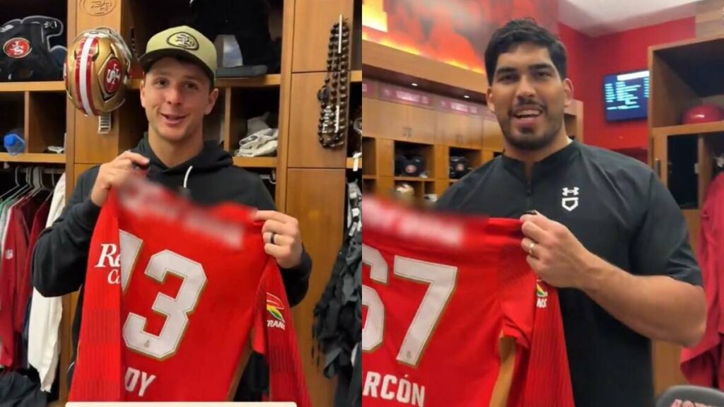 Jugadores de 49ers Envían sus Mejores Deseos de Buena Suerte a Toluca