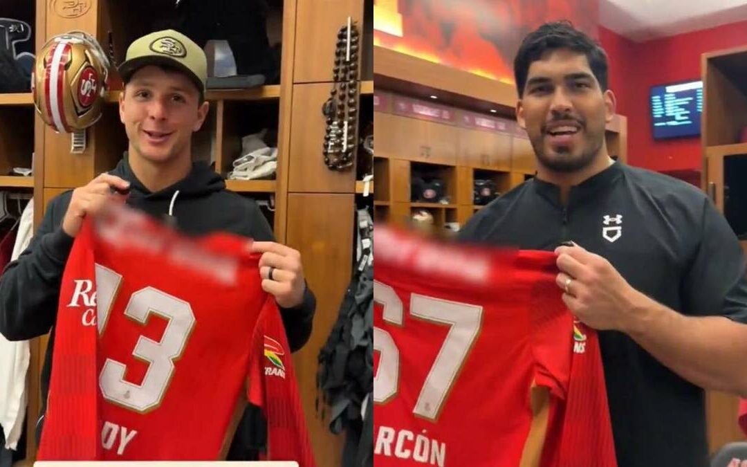 Jugadores de 49ers Envían sus Mejores Deseos de Buena Suerte a Toluca