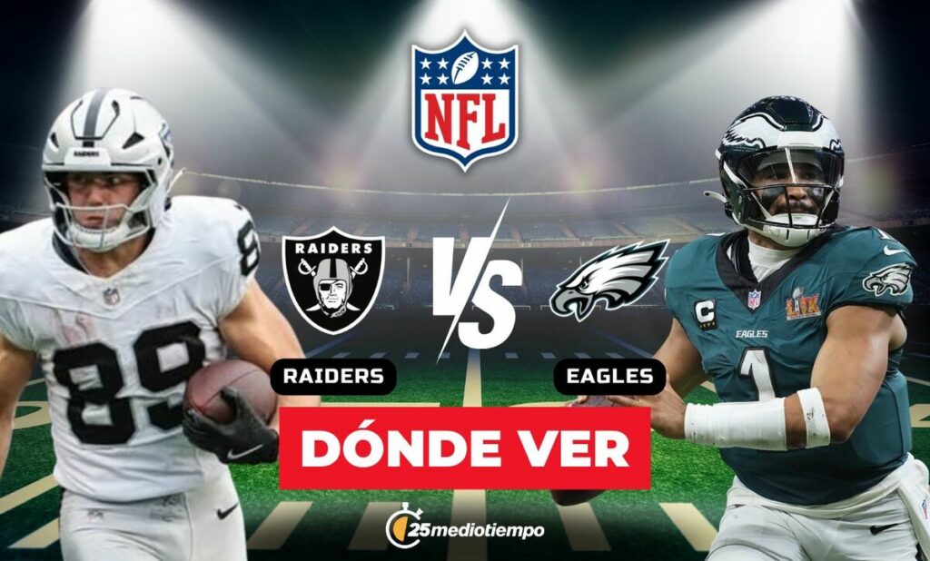 Raiders vs. Eagles: Transmisión EN VIVO del Partido de la Semana 15 de la NFL 2025
