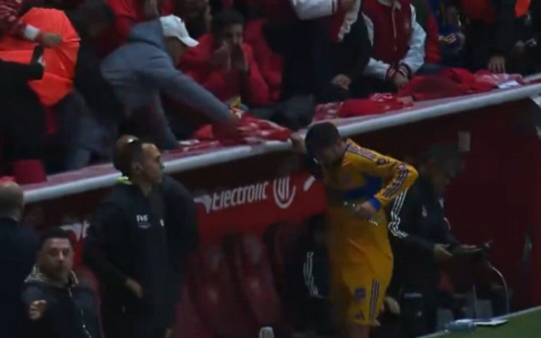 André-Pierre Gignac Golpeado por Aficionado del Toluca en la Final de Vuelta del Apertura 2025