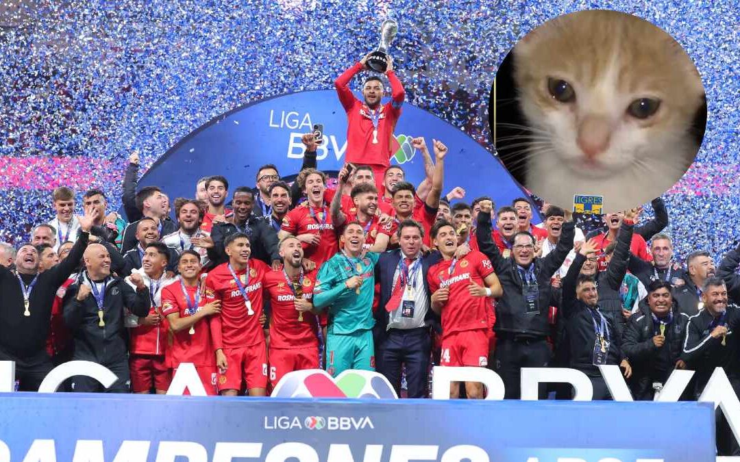 Toluca se Ríe de Tigres en Redes Sociales Después de Ganar la Final del Apertura 2025: ‘¡Mí Gatito!’ | VIDEO