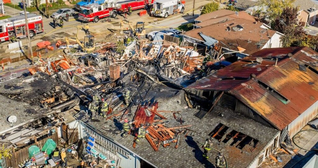 Explosión de Gas en Stockton: VIDEO Captura el Impactante Momento de la Fuga
