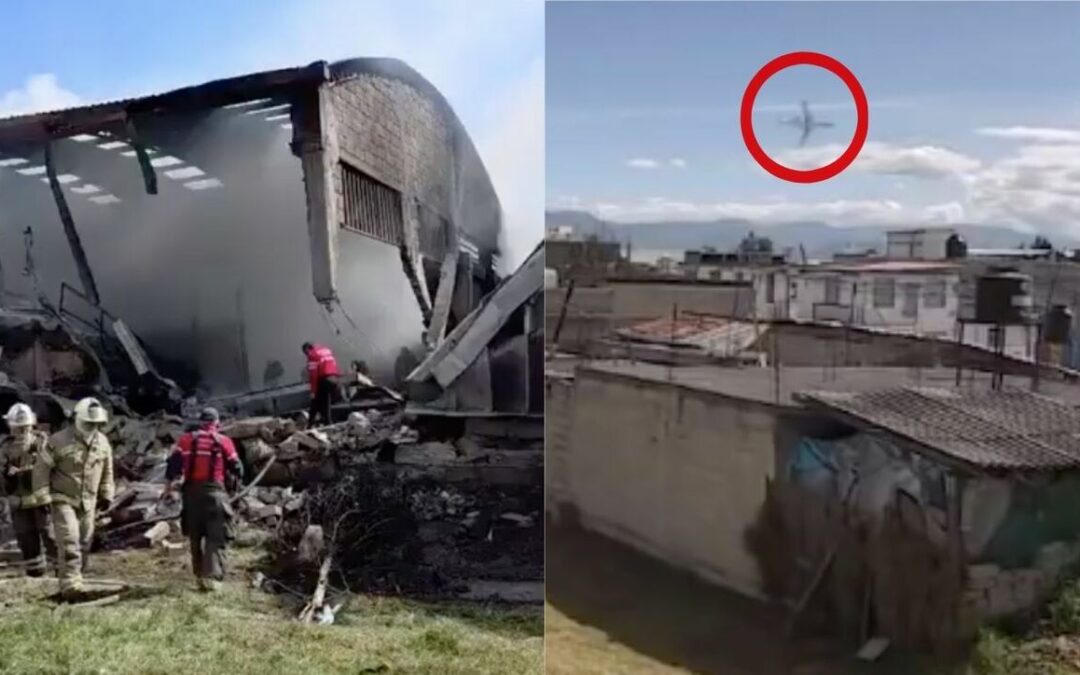 Accidente de Avioneta en Toluca: Captan el Momentazo del Desplome y Reportan Fallecidos