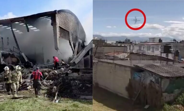 Accidente de Avioneta en Toluca: Captan el Momentazo del Desplome y Reportan Fallecidos
