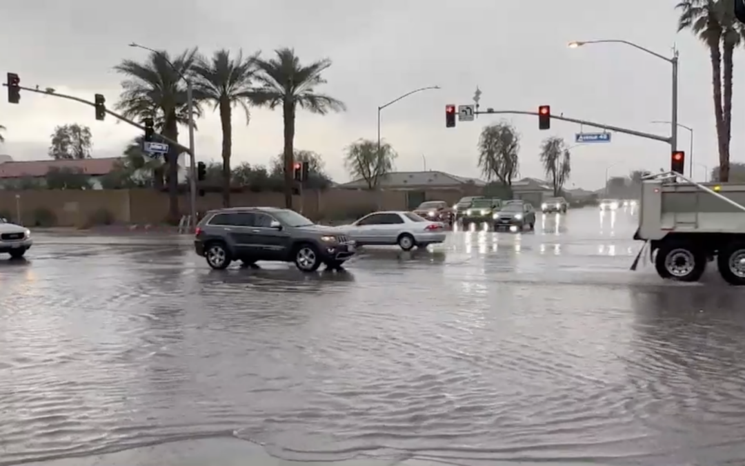 Inundaciones en Coachella: Preparativos ante la Fuerte Tormenta que se Aproxima