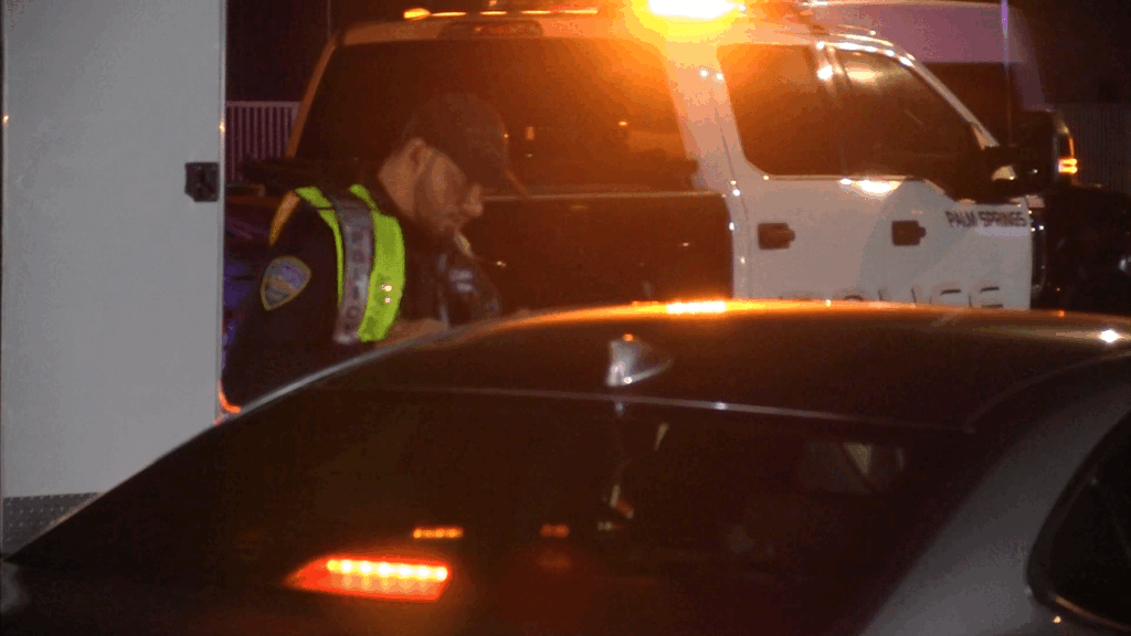 Arrestos y Multas en Punto de Control de Sobriedad por DUI en Cathedral City