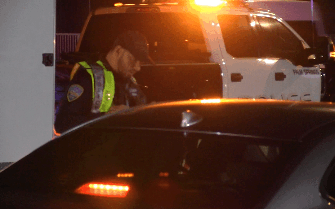 Arrestos y Multas en Punto de Control de Sobriedad por DUI en Cathedral City