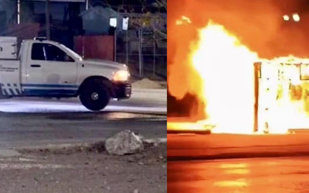 Incendio en Ciudad Juárez cobra la vida de hombre calcinado en puestos de comida