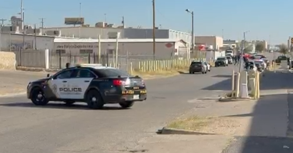 Intensa actividad policial en El Paso por reporte de hombre armado