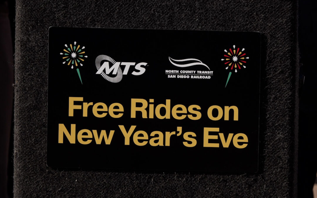 Transporte Público Gratuito en Año Nuevo: ¡Celebra de Forma Segura en San Diego!