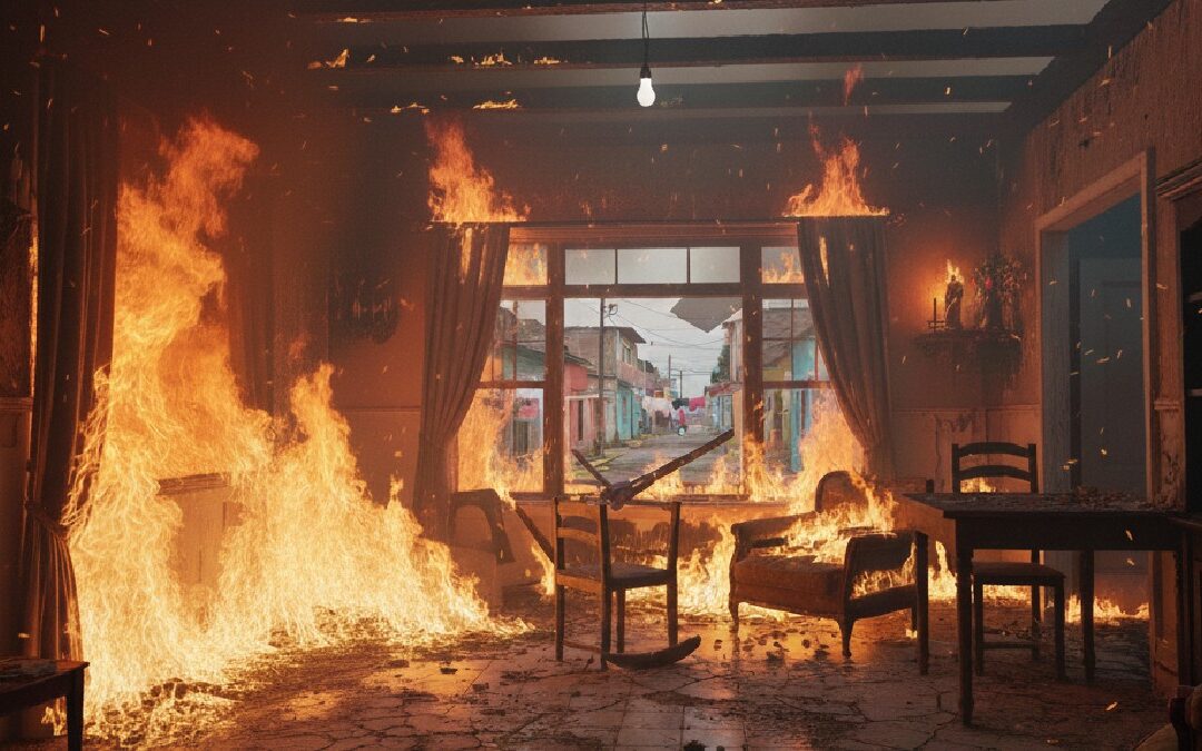 Incendio en Saltillo: Adolescentes Traviesos Provocan Fuego al Lanzar Cohetes