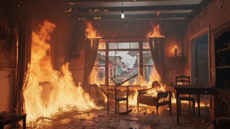 Incendio en Saltillo: Adolescentes Traviesos Provocan Fuego al Lanzar Cohetes