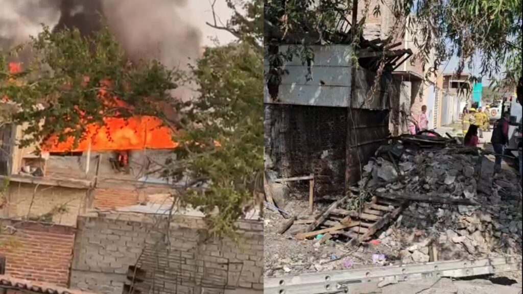 Incendio en El Salto: Casa Consumida por Chatarra, Familia de 5 Evacuada a Tiempo