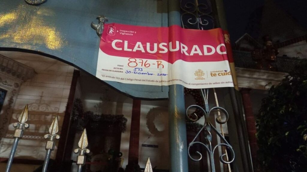 Guadalajara Actúa: Clausuran Mansión Clover Lawn por Exceso de Ruido