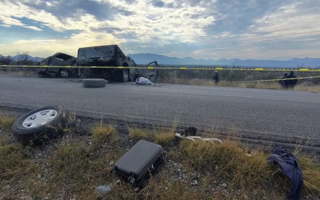 Accidente en Lampazos: Dos Calcinados y Varios Heridos en Nuevo León